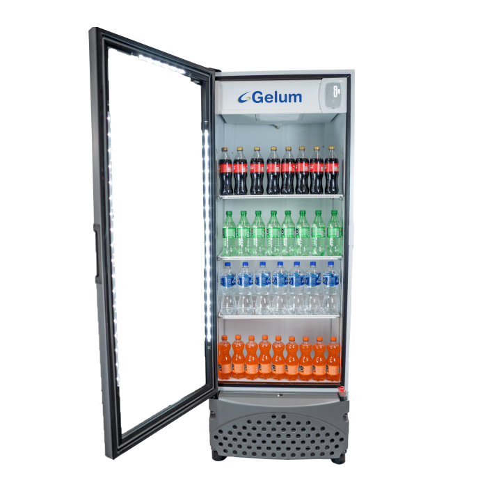 Enfriador vertical 1 puerta de cristal GELUM ENFR VR-20-G - Imagen 3