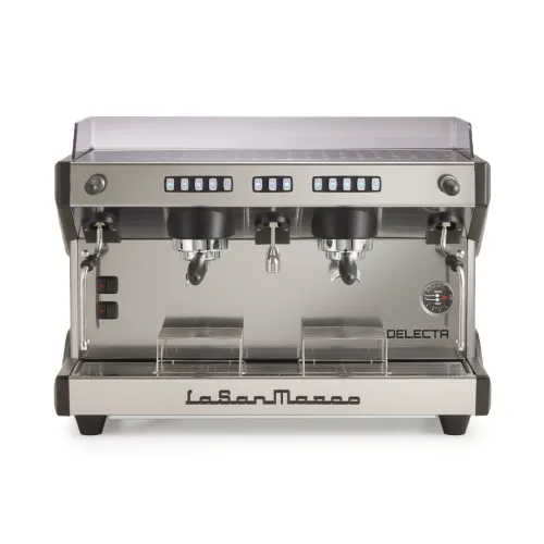Cafetera automática DELECTA| 2 grupos|LA SAN MARCO| Sistema Termo Sifón en cada grupo