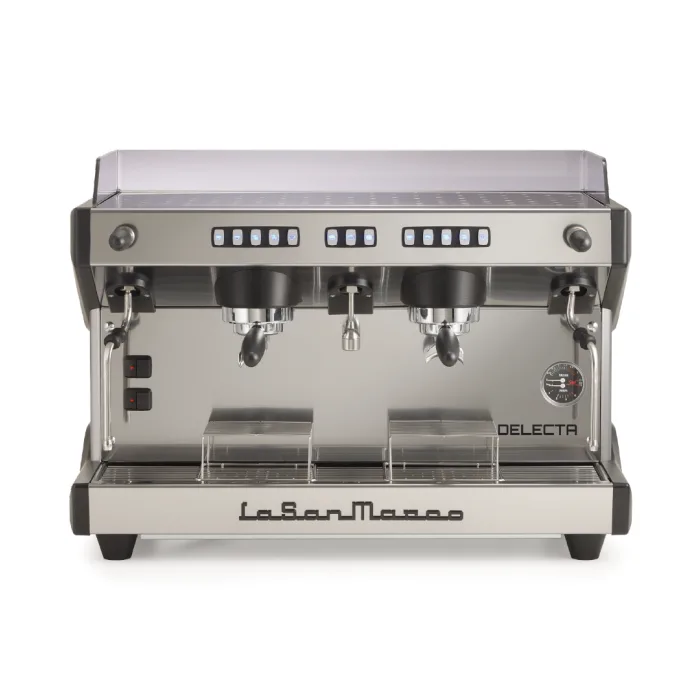 Cafetera automática DELECTA| 2 grupos|LA SAN MARCO| Sistema Termo Sifón en cada grupo
